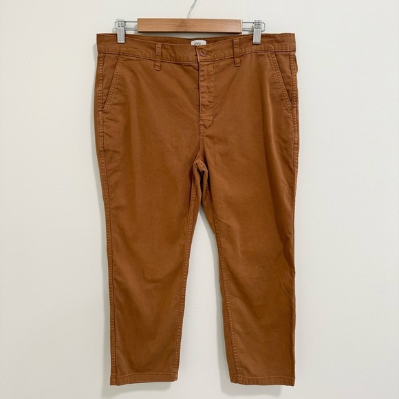 J Crew Petite Vintage Slim Straight Chino's - Picture 1 of 8